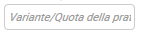 3. Variante / Quota
