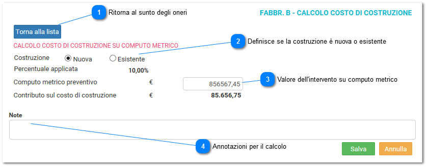 Calcolo C.C.C. su non residenziale