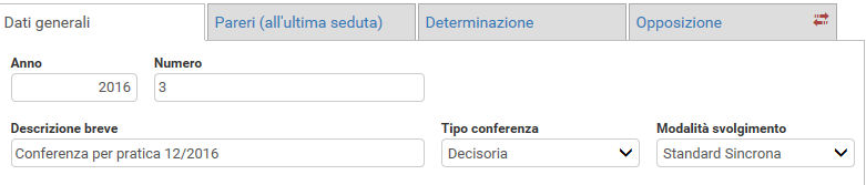 1. Dati generali della conferenza
