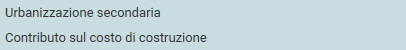 1. selezione tipologia di onere