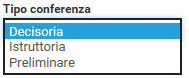 4. Tipo di conferenza