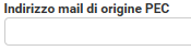 3. Indirizzo PEC di partenza