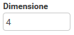 6. Dimensione font