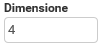 9. Dimensione del carattere