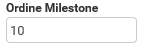 5. Ordine assegnato nelle milestones