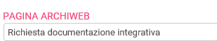 6. Pagina di Archiweb collegata al nodo