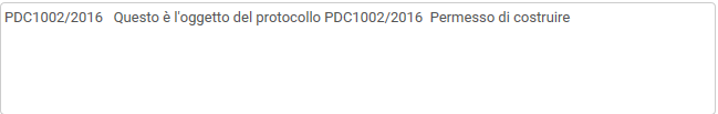 1. Oggetto di protocollazione