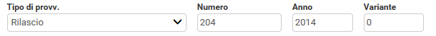 1. Dati identificativi del provvedimento