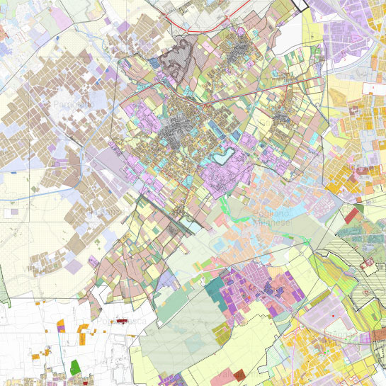 Mappa sormonto aree edificabili